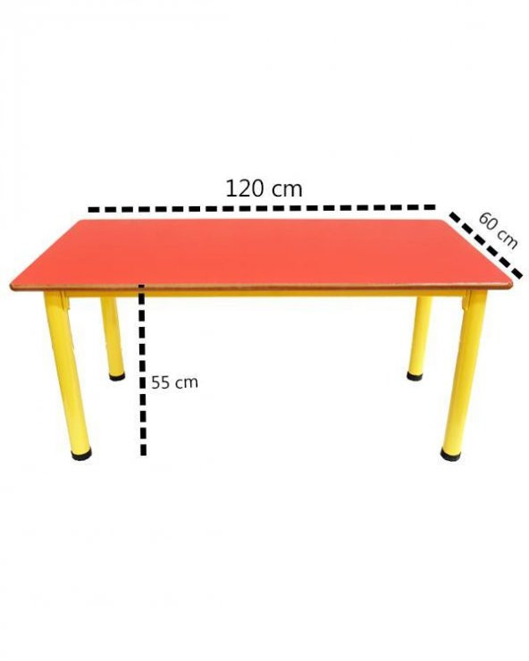 Çocuk Çalışma Masası Kreş - Anaokulu Ahşap Etkinlik Masası - 3