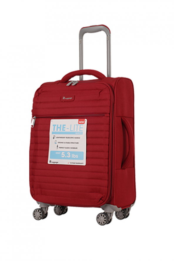 IT Luggage 02148 Kırmızı Büyük Boy Kumaş Valiz
