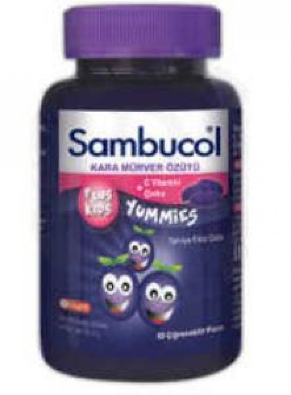 Sambucol Plus Kids Yummies 60 Çiğneme Tableti - 2
