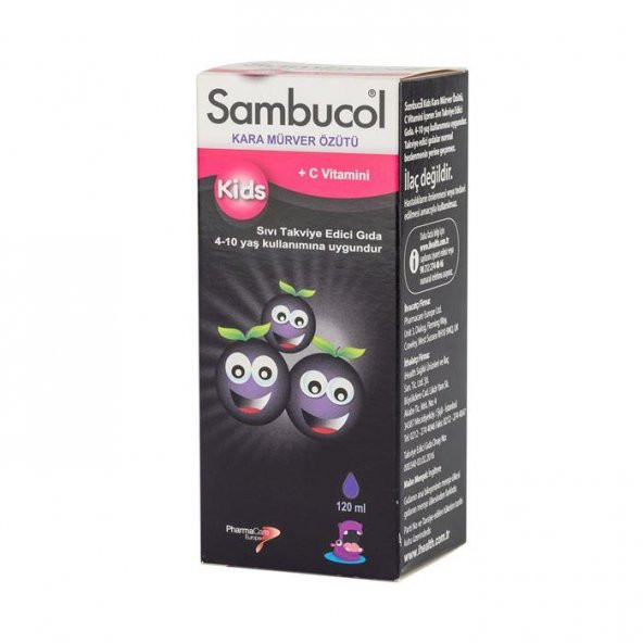 Sambucol Kids Black Elderberry Extract Şurup 120 ml ürün görseli 1