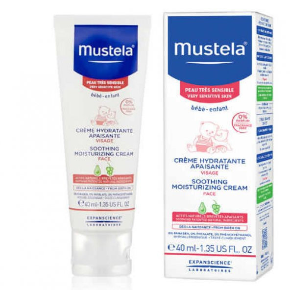 Mustela Sooting Moisturizing Face Cream 40 ml