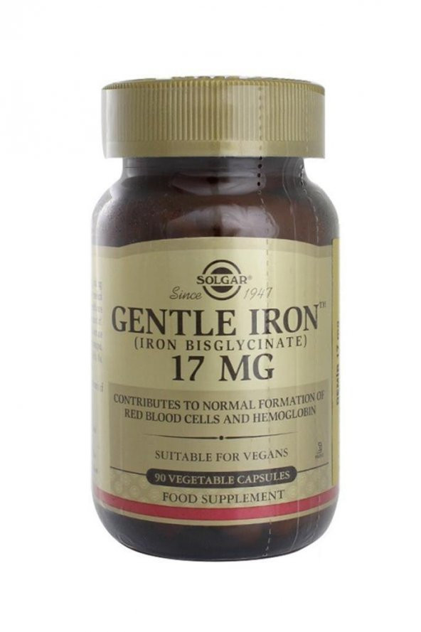 Solgar Gentle Iron 17 mg 90 V Kapsül