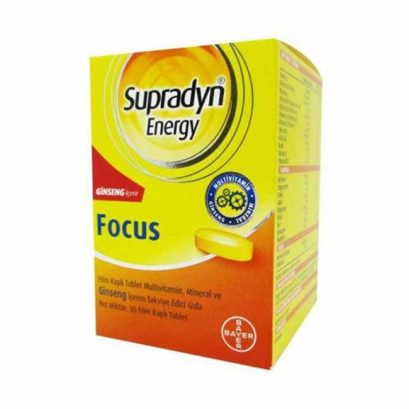 Supradyn_Energy Focus 30 Tablet