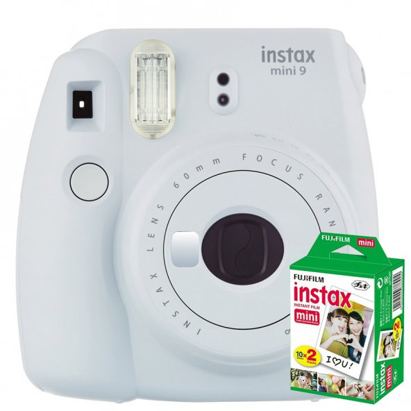 Fujifilm İnstax Mini 9 Fotoğraf Makinesi+Askı+pil+20'li Film - 3