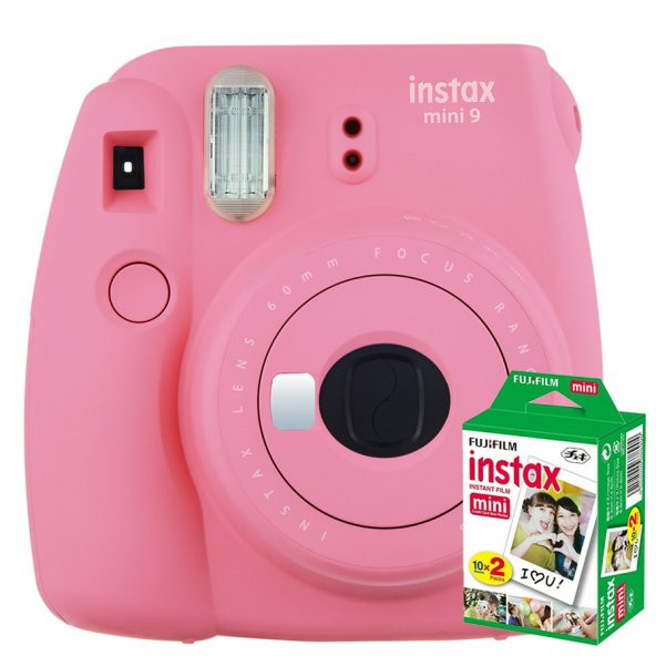 Fujifilm İnstax Mini 9 Fotoğraf Makinesi+Askı+pil+20'li Film - 4