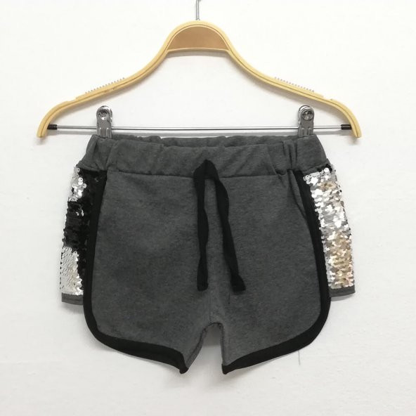 Toontoy Kız Çocuk 2 Yanı Pullu Nakışlı Şort - 7