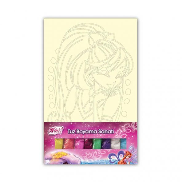 Euro Flora Winx Club Tuz Boyama Kartı 16x24 Cm Asorti