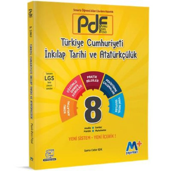 M+ Martı Okul 8. Sınıf İnkılap Tarihi PDF Konu Anlatımlı LGS 2020