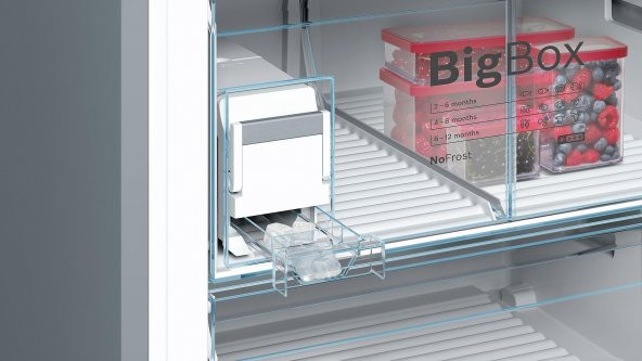 Bosch KGN86AI42N A+++ 682 LT No-Frost Kombi Buzdolabı - Inox - 2