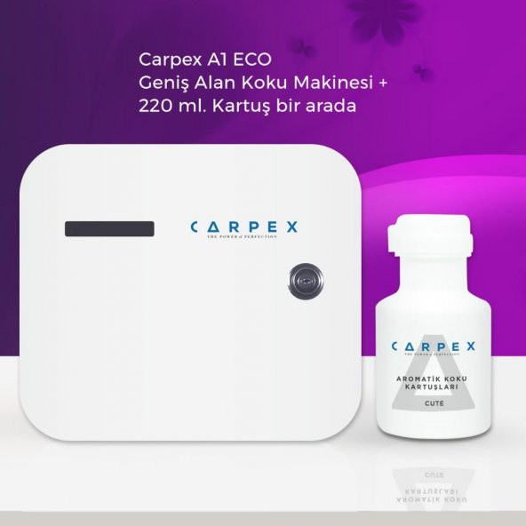 Carpex A1 Eco Geniş Alan Koku Makinesi + 220 ml. Kartuş - 2