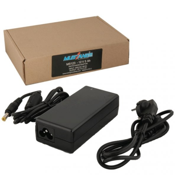 MUSTANG 12V 3Ah AC/DC Adaptör