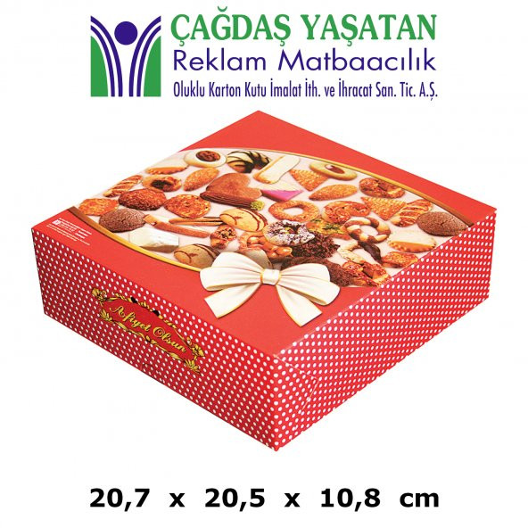 1500 gram Kuru Pasta Kutusu ( 100 Adet ) - 009