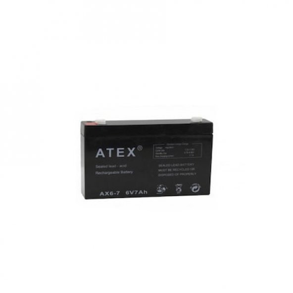 ATEX 6V 7AH Oyuncak Araba Aküsü (151X34X94X100)