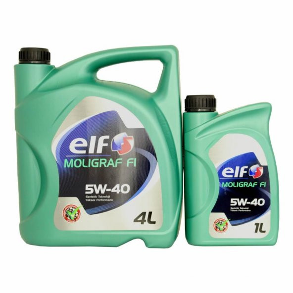 Elf Moligraf F1 5W-40 4 Lt Yarı Sentetik Motor Yağı - 5