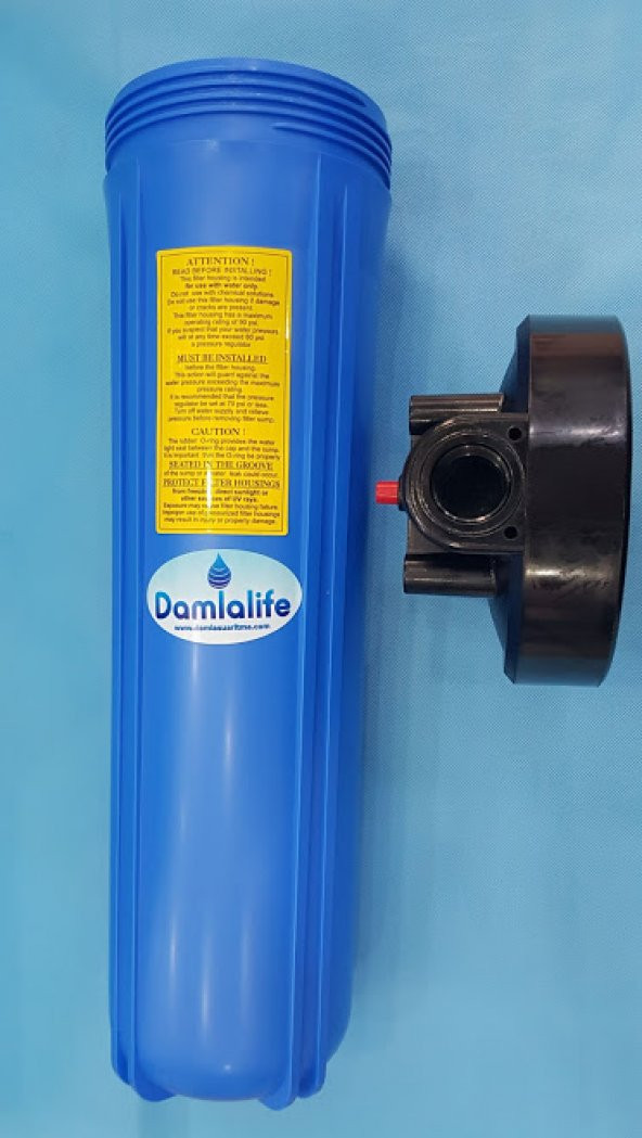 Big Blue 20 '' inç Jumbo Boy Büyük Mavi Boş Filtre Kabı - Resim 6