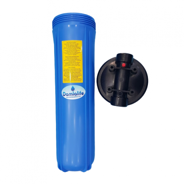 Big Blue 20 '' inç Jumbo Boy Büyük Mavi Boş Filtre Kabı - Resim 4