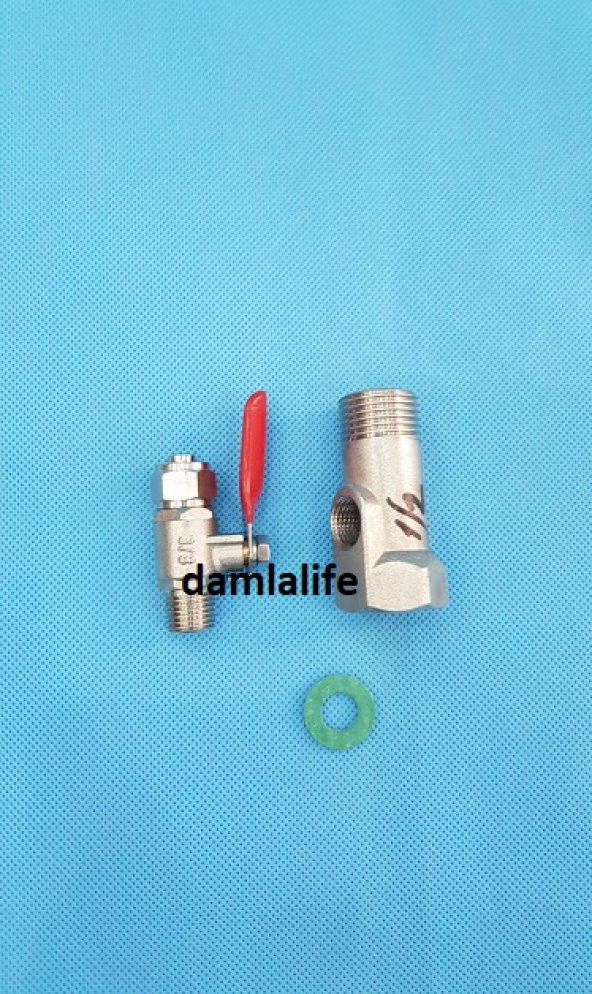 Su Arıtma Cihazı 3/8  küresel Vana 1/2 Hat Alma Bağlantı Aparatı - 5