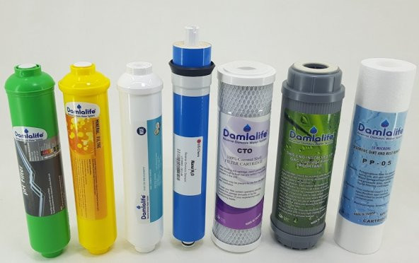 10 Spun Gac Blok Post Karbon Membran Ph Mineral Filtre - 2