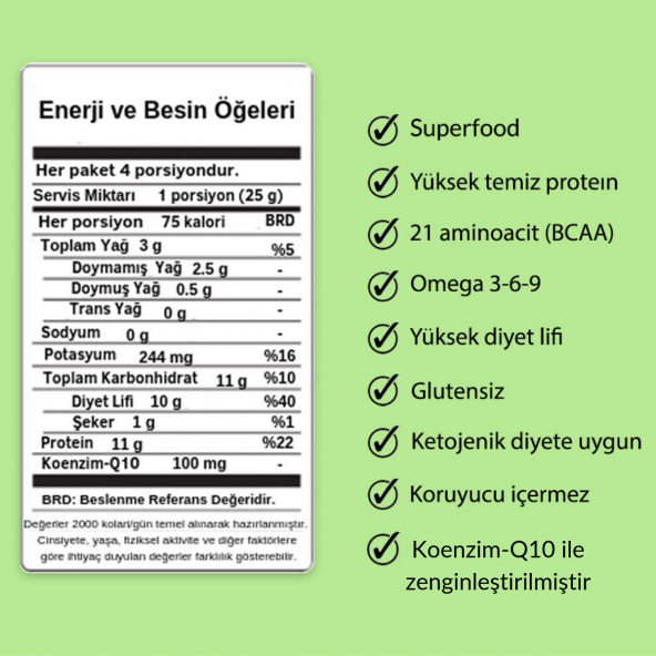 Vegovego Kenevir Protein Tozu - Fırsat Paket - 4