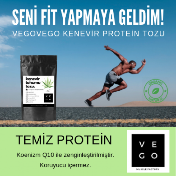 Vegovego Kenevir Protein Tozu - Fırsat Paket - 8