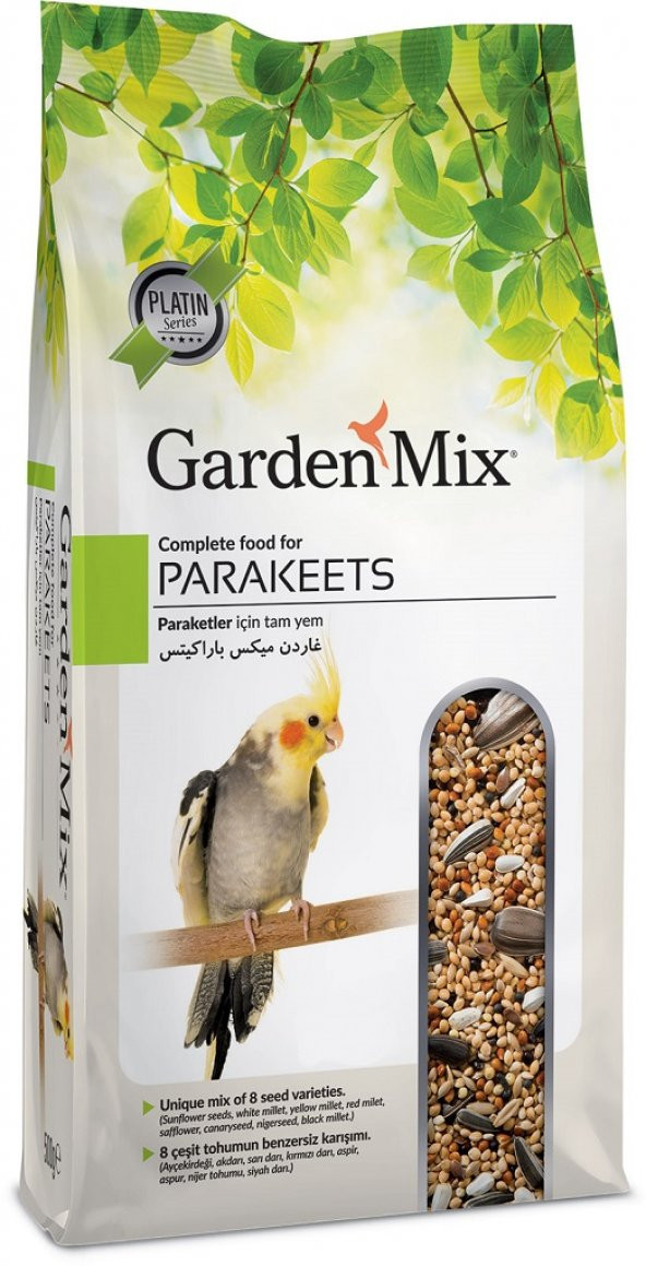 Gardenmix Parakets Papağan Yemi 1000 gr ( 5 Adet )