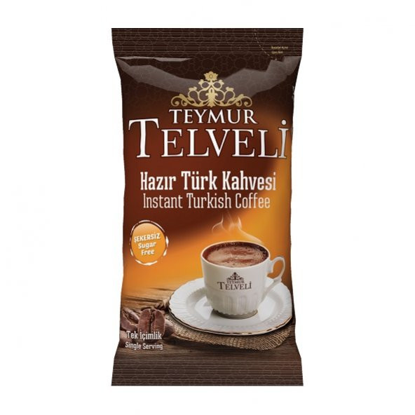 Teymur Telveli Hazır Türk Kahvesi 7 Gr  Şekersiz Ofis seti 10 lu kutu 3 Kutu Al, 2 kutu Öde - 3