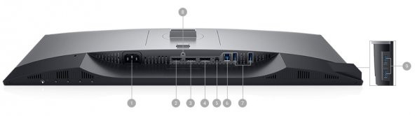 23.8 DELL U2419H IPS QHD 8MS 60HZ HDMI DP USB-C - 2