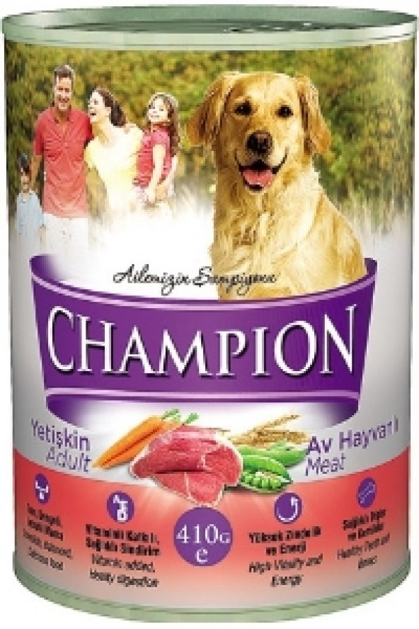 Champion Av Hayvanlı Köpek Konservesi 24 Adet x 415 Gr