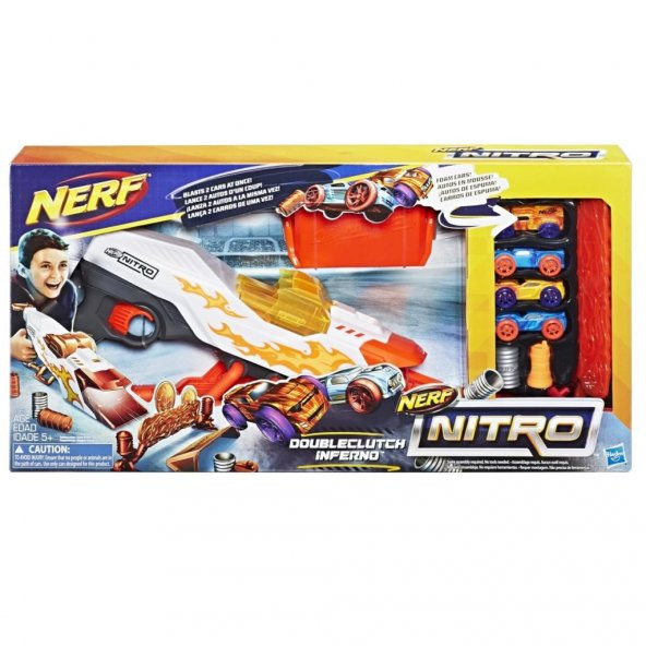 E0858 Nerf-NITRO DOUBLECLUTCH INFERNO /Nerf Nitro +5 yaş
