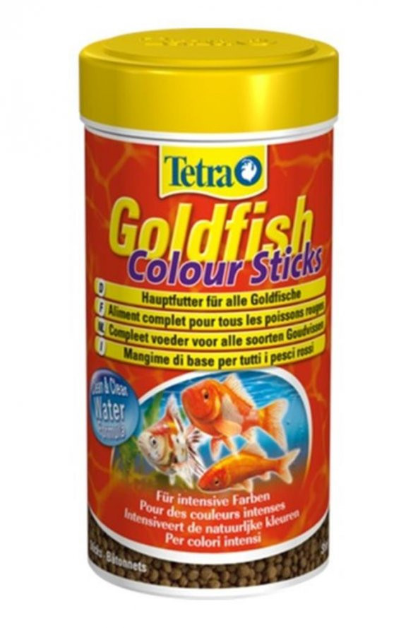 Tetra Goldfish Colour Sticks Balık Yemi 100 Ml