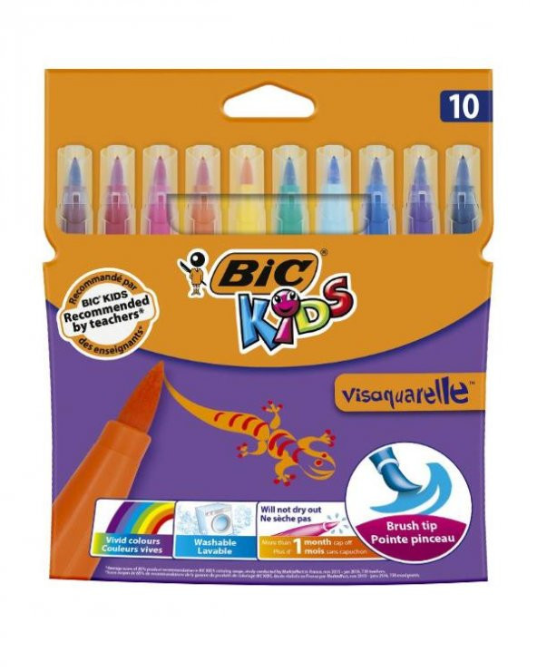 Bic Kids Keçeli Boya Kalemi 10 Renk
