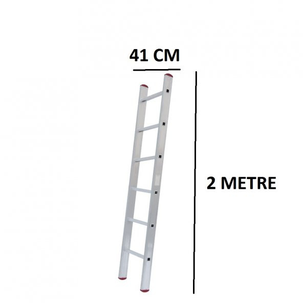 BEYKON TEK PARÇALI 2 METRE ALÜMİNYUM MERDİVEN