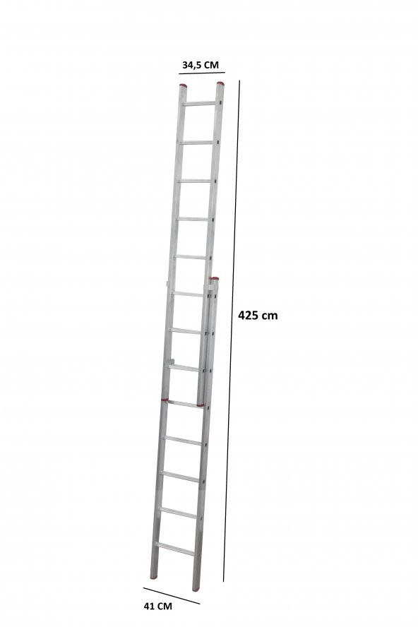 2,5+2,5 M TOPLAM 5 METRE ALÜMİNYUM SÜRGÜLÜ - 2