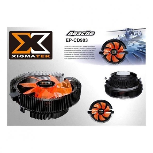 Xigmatek Ep-Cd903 Apache Am2/939/Lga/1156 Cpu Fan