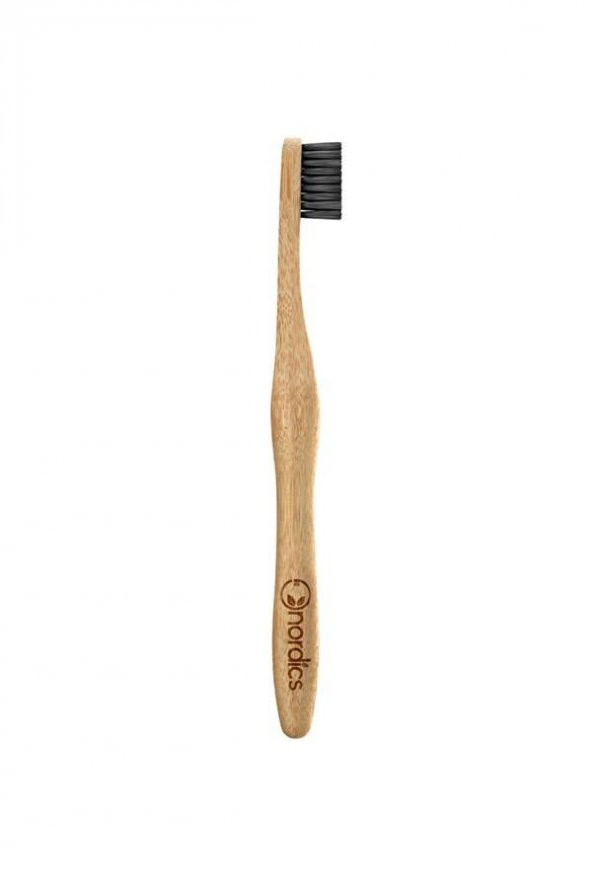 Nordics Bambu Yetişkin Diş Fırçası Siyah