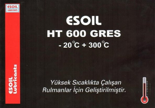 Esoil HT 600 1 Kg Yüksek Sıcağa Dayanıklı Beyaz Gres - 4