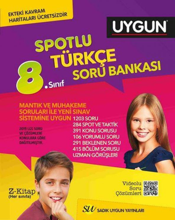 Sadık Uygun 8. Sınıf Türkçe Soru Bankası 2020