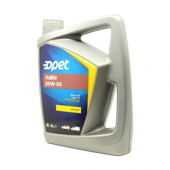 Opet Fulllife 20W-50 4 Litre Benzinli ve Dizel Araç Motor Yağı - 2