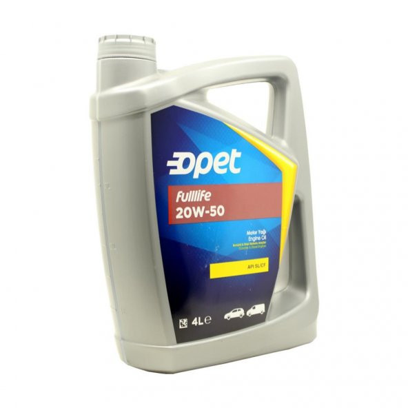 Opet Fulllife 20W-50 4 Litre Benzinli ve Dizel Araç Motor Yağı - 3