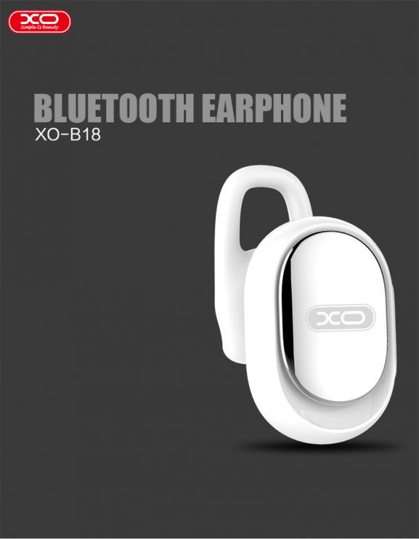 Xo B18 Beyaz Bluetooth Kulaklık