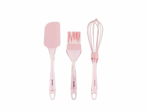 TANTİTONİ AÇIK PEMBE RENKLİ SİLİKON ÜÇLÜ HAZIRLIK SETİ