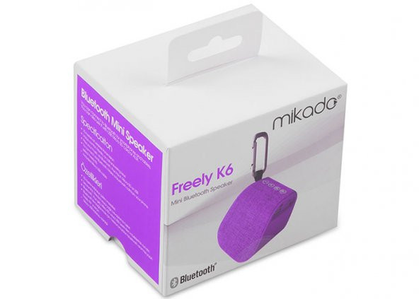 Mikado FREELY K6 Mor BT 4.2 5W TF Destekli Bluetooth Speaker