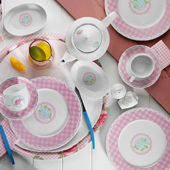 Kütahya Porselen 33 Parça 9378 Desen Kahvaltı Takımı - 3