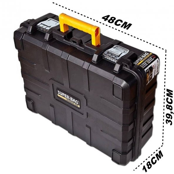 Teknisyen Takım Çantası Usta Takım Çantası Bavul Bond Çanta Sarı-Siyah - 2