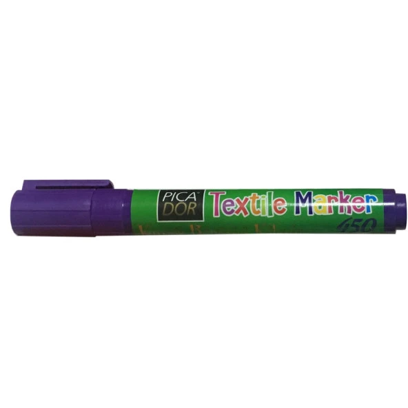 PICADOR TEKSTIL KUMAS BOYAMA KALEMI MOR (450) ürün görseli