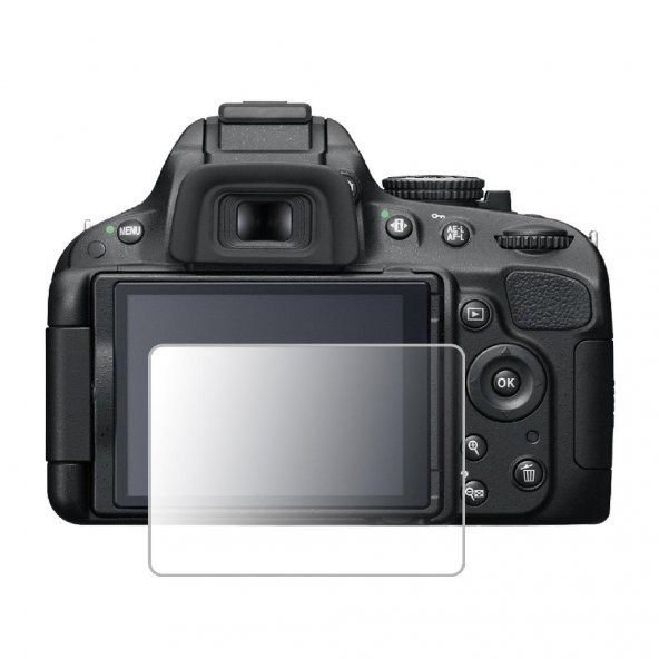 Nikon D5100-D5200-D5300-D5500-D5600 Fotoğraf Makinesi için Ekran Koruyucu