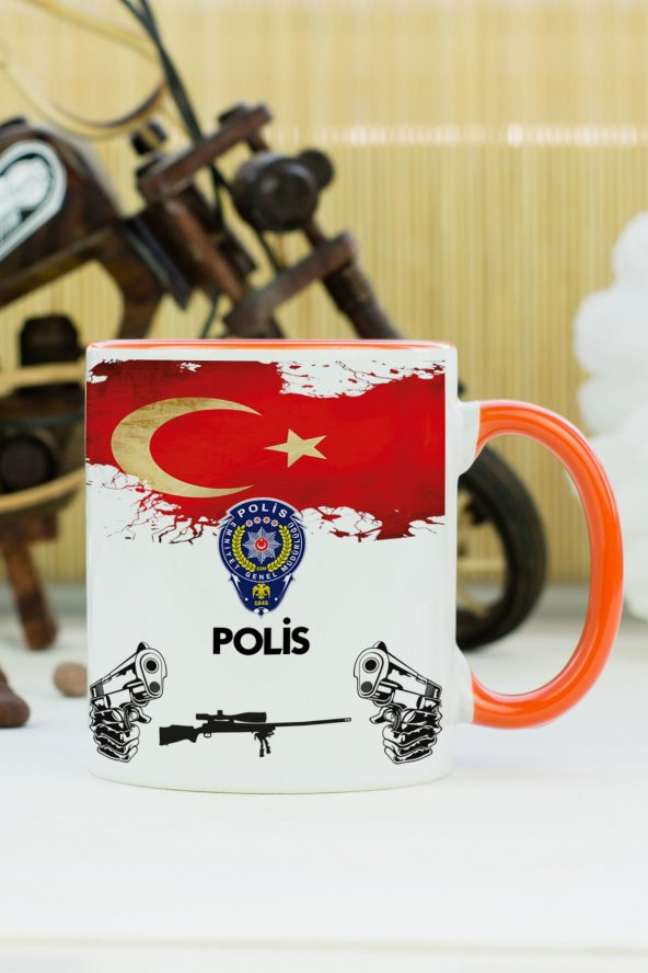 Polis Kupa Bardak Turuncu