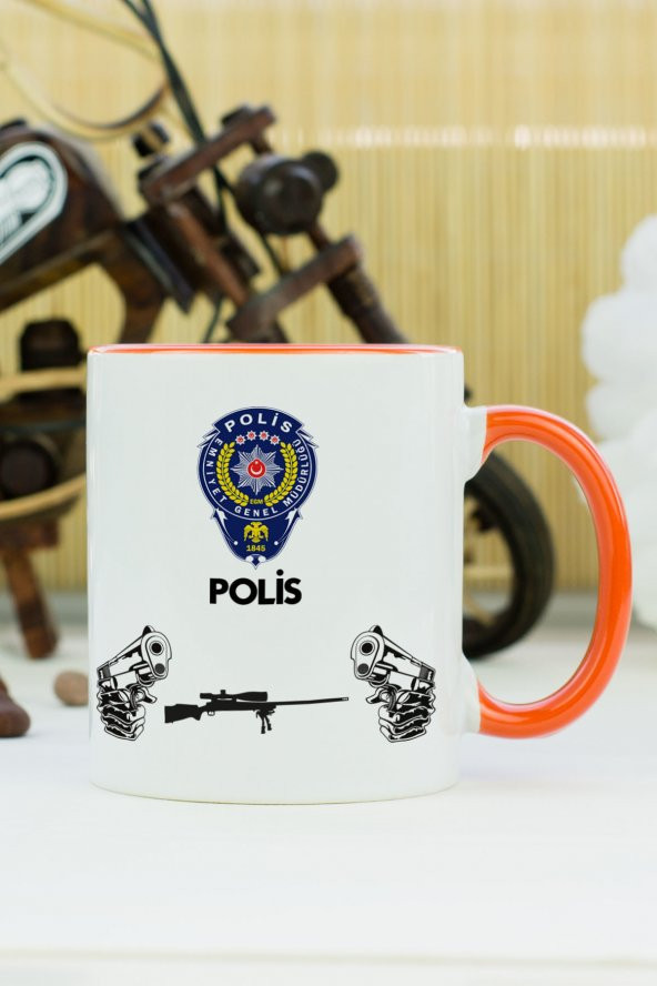 Polis Kupa Bardak Turuncu