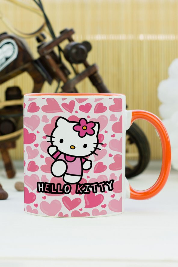 Hello Kitty Kupa Bardak Turuncu