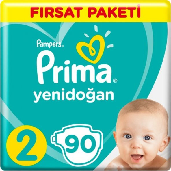 Prima Bebek Bezi Fırsat Paketi 2 Beden 4-8 Kg 90 Adet